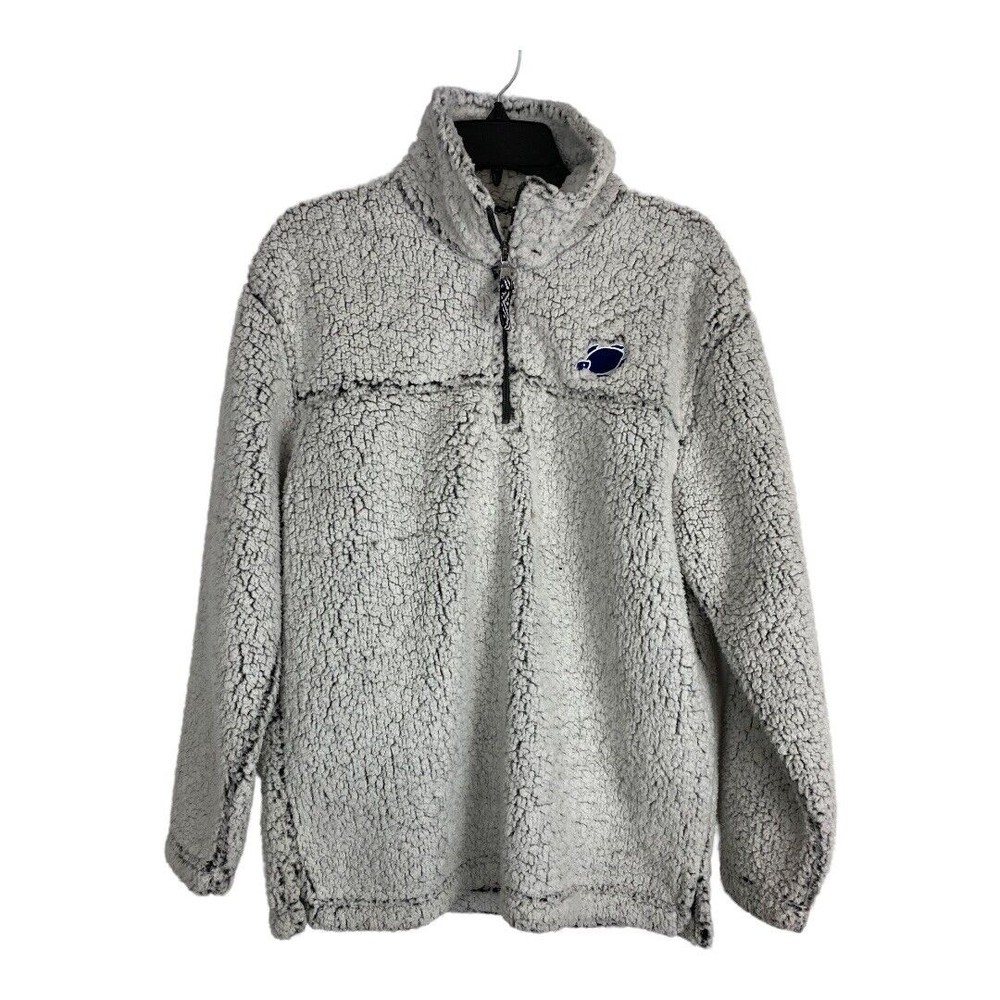Boxer Craft Womens Jacket Size Medium Fleece Pullover Long Sleeve Pockets Soft